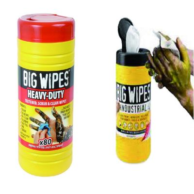 OEM Dry Wipes For Heavy Duty Textured Scrub Clean Wipes Antibacterial