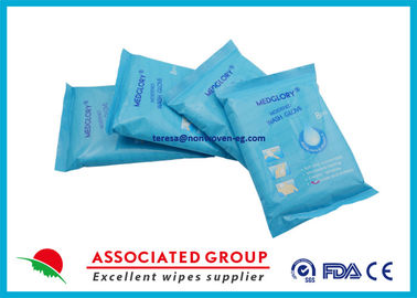 Safe Touch Moistened Body Wash Gloves Bathing Wipes Fresh Scents