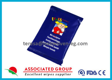 Luxury Disposable Wet Wash Gloves , Recyclable Body Exfoliating Gloves