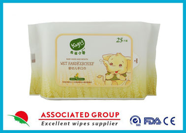 Resealable Soft Non - Allergic Nonwoven Spunlace Wet Wipes Baby 25 Sheets