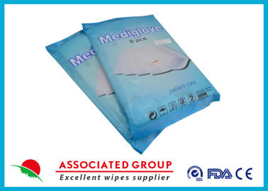 Pre - Moistened Wet Wash Glove With Internal Plastic Film Protector