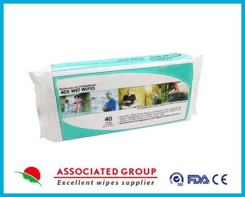 প্রাপ্তবয়স্কদের জন্য 40pcs প্রিমিয়াম পুরো শরীর পরিষ্কারের ভিজা উইপস - বড় বিলাসবহুল তাজা অনুভূতি ধুয়ে ফেলা মুক্ত সুগন্ধি মুক্ত বিছানা স্নান